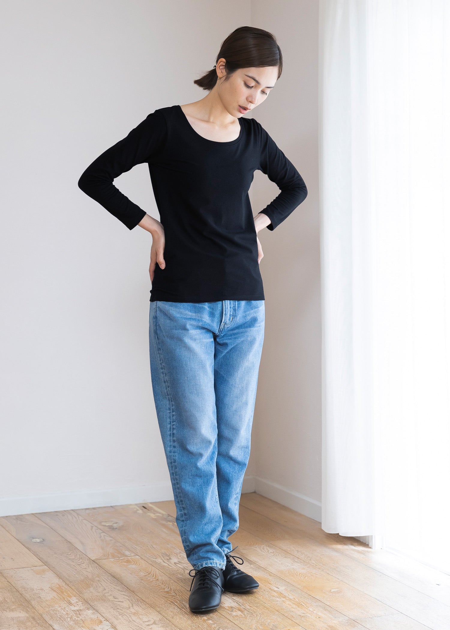 身長：167cm　着用サイズ：M