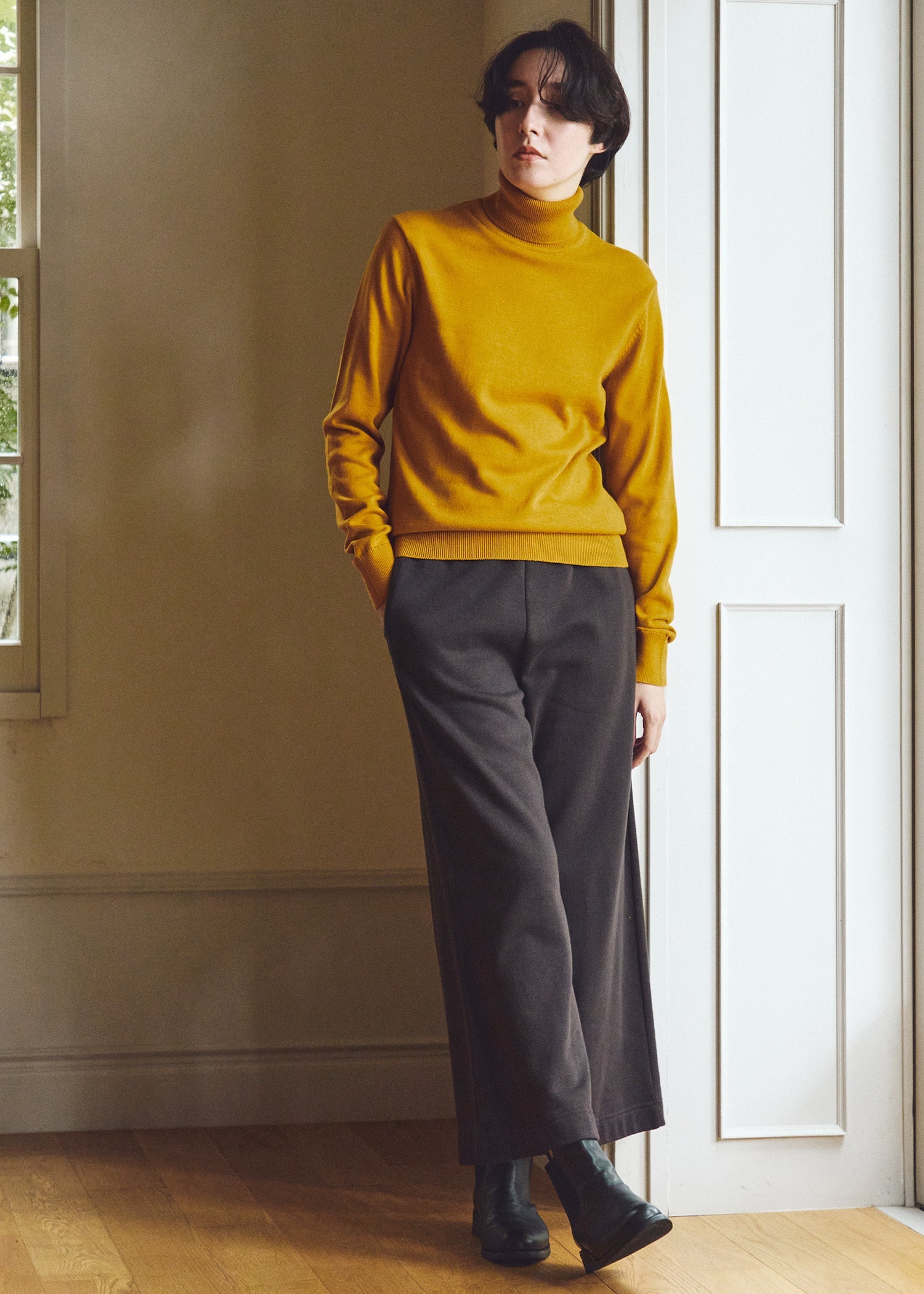 身長：170cm　着用サイズ：M