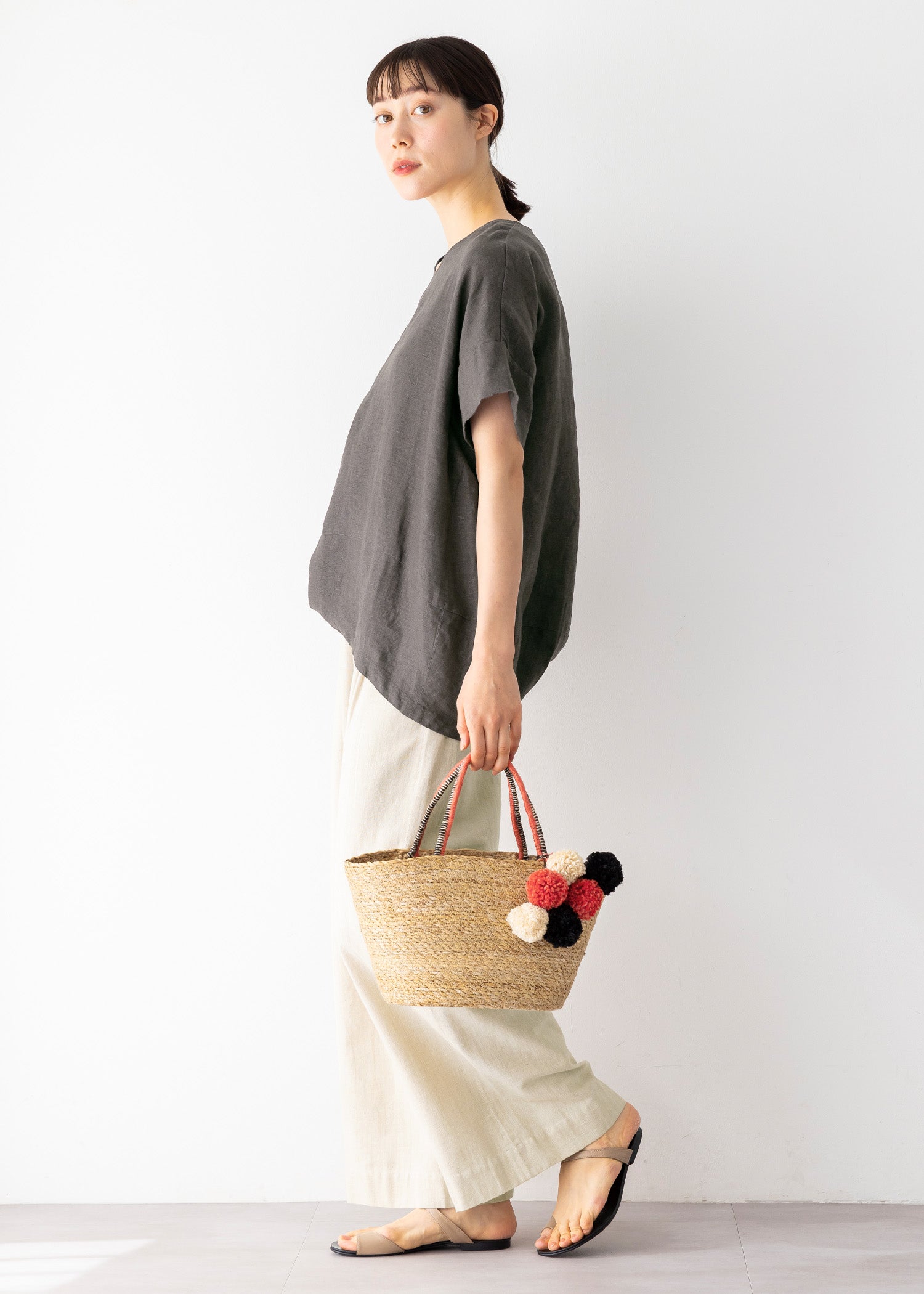 身長：170cm　着用サイズ：M