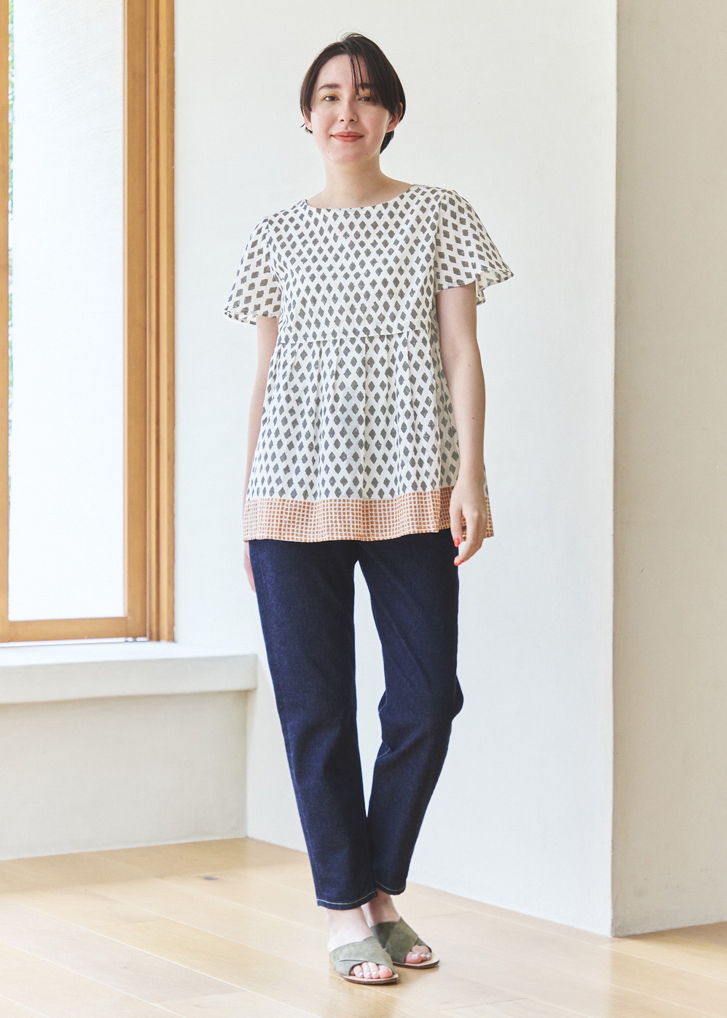 身長：170cm　着用サイズ：M