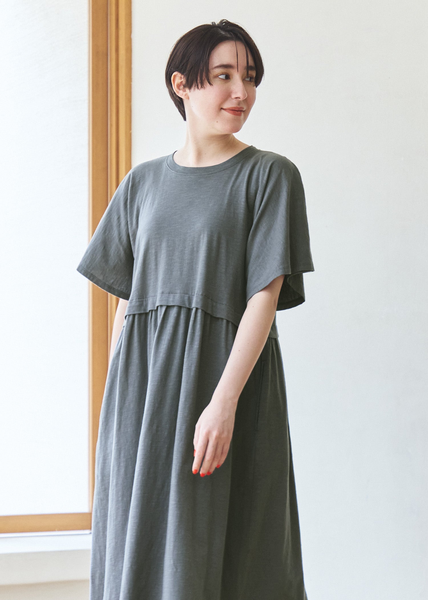 身長：170cm　着用サイズ：M