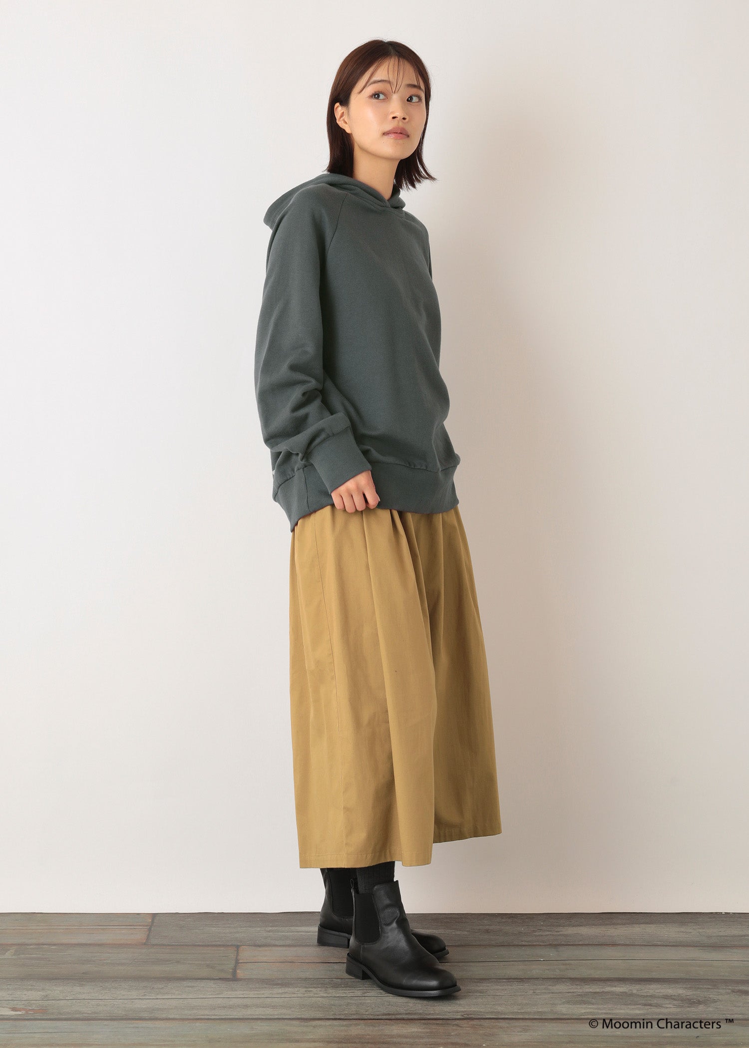 身長：166cm　着用サイズ：M