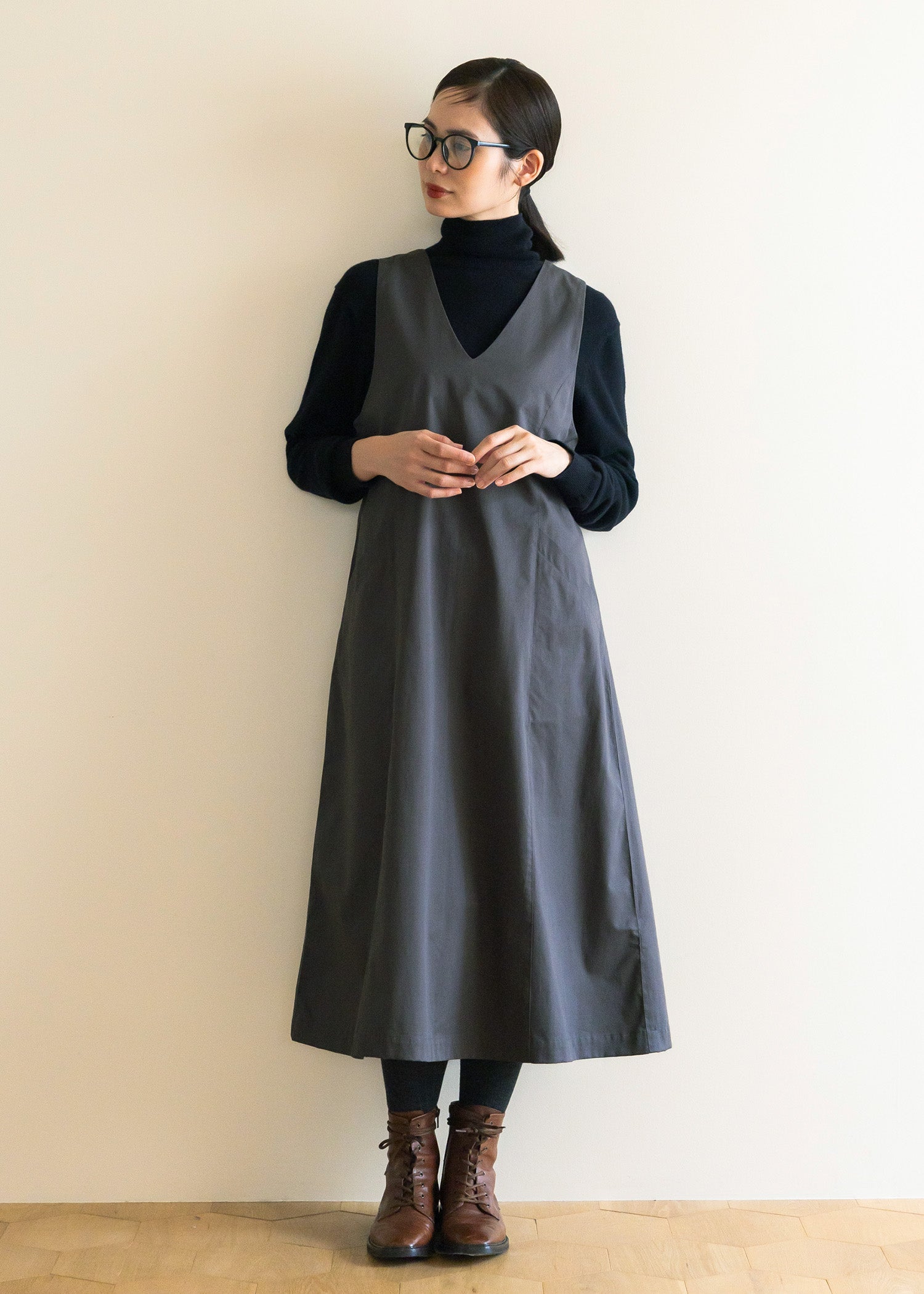 身長：167cm　着用サイズ：M