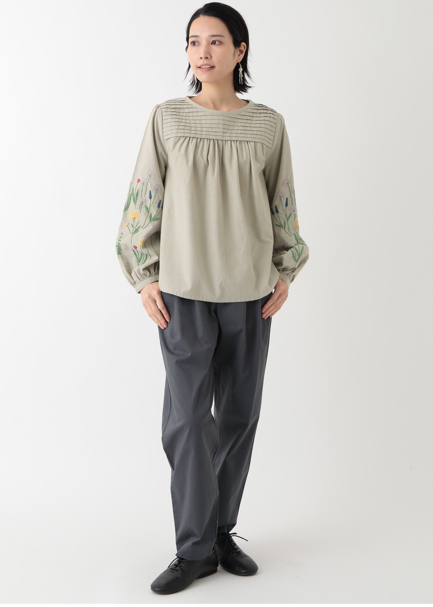 身長：165cm　着用サイズ：M