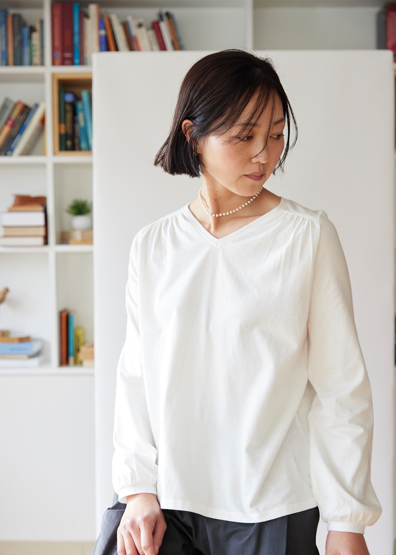 身長：170cm　着用サイズ：M