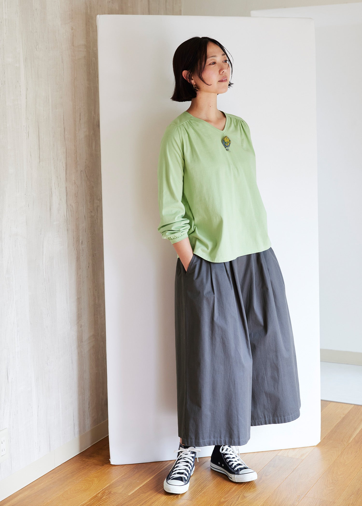 身長：170cm　着用サイズ：M