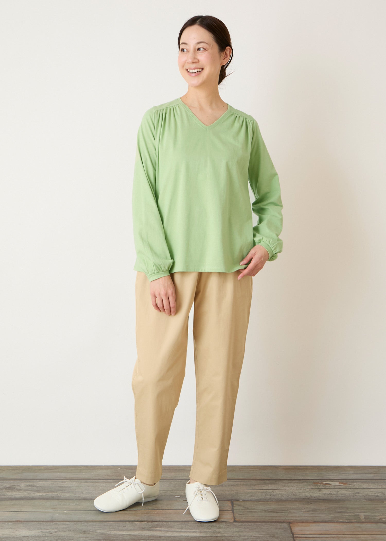 身長：162cm　着用サイズ：M