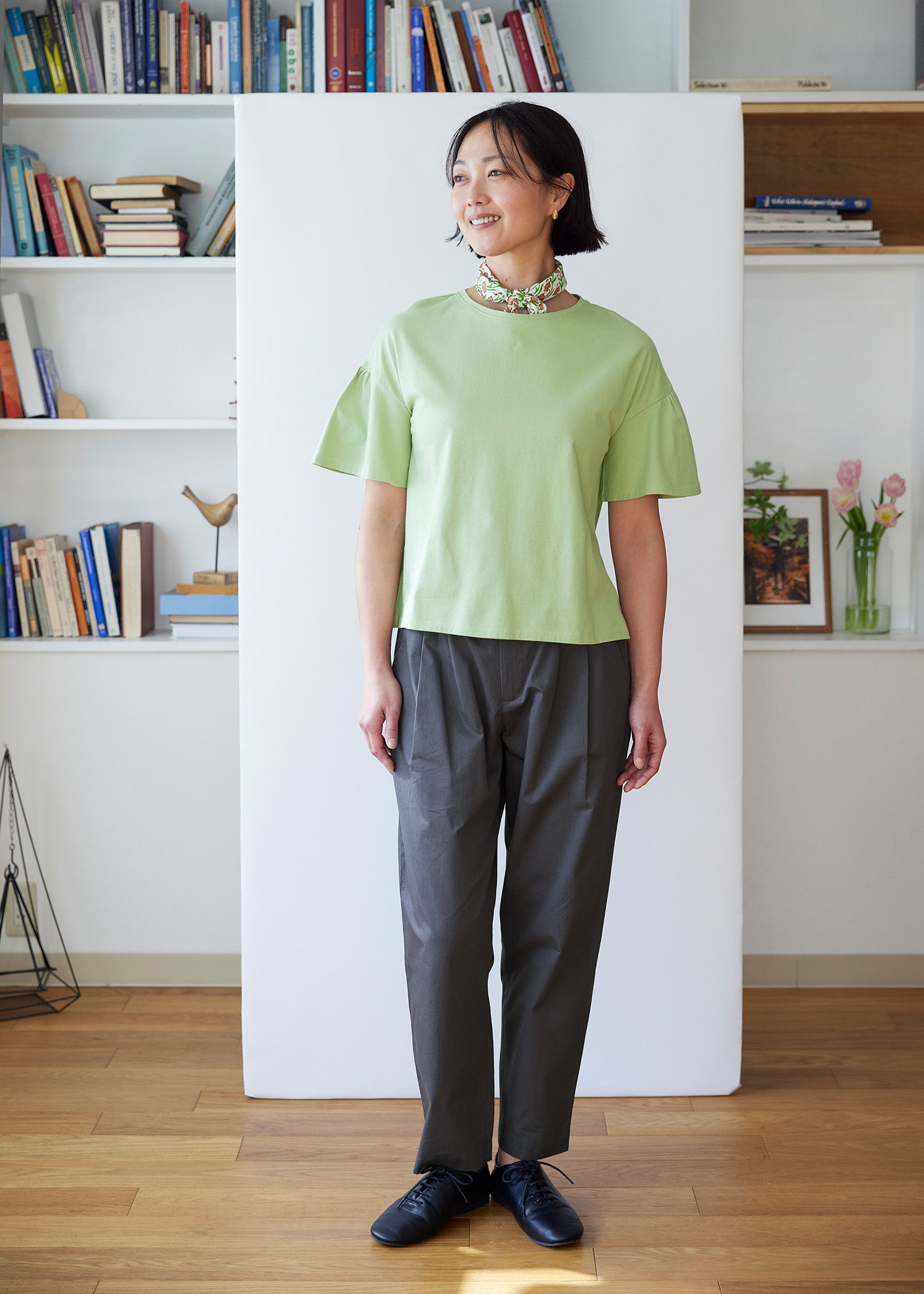 身長：170cm　着用サイズ：M