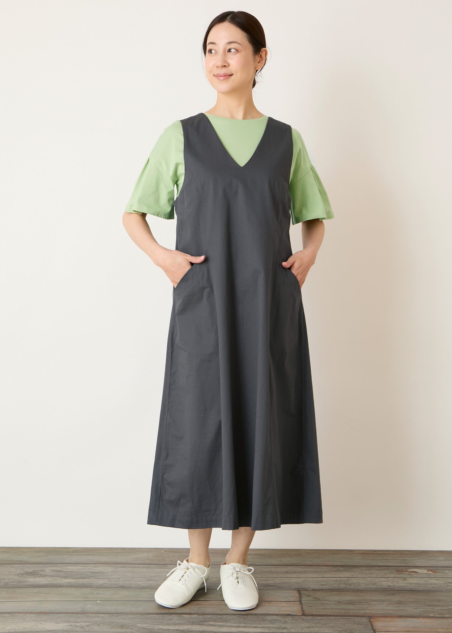 身長：162cm　着用サイズ：M