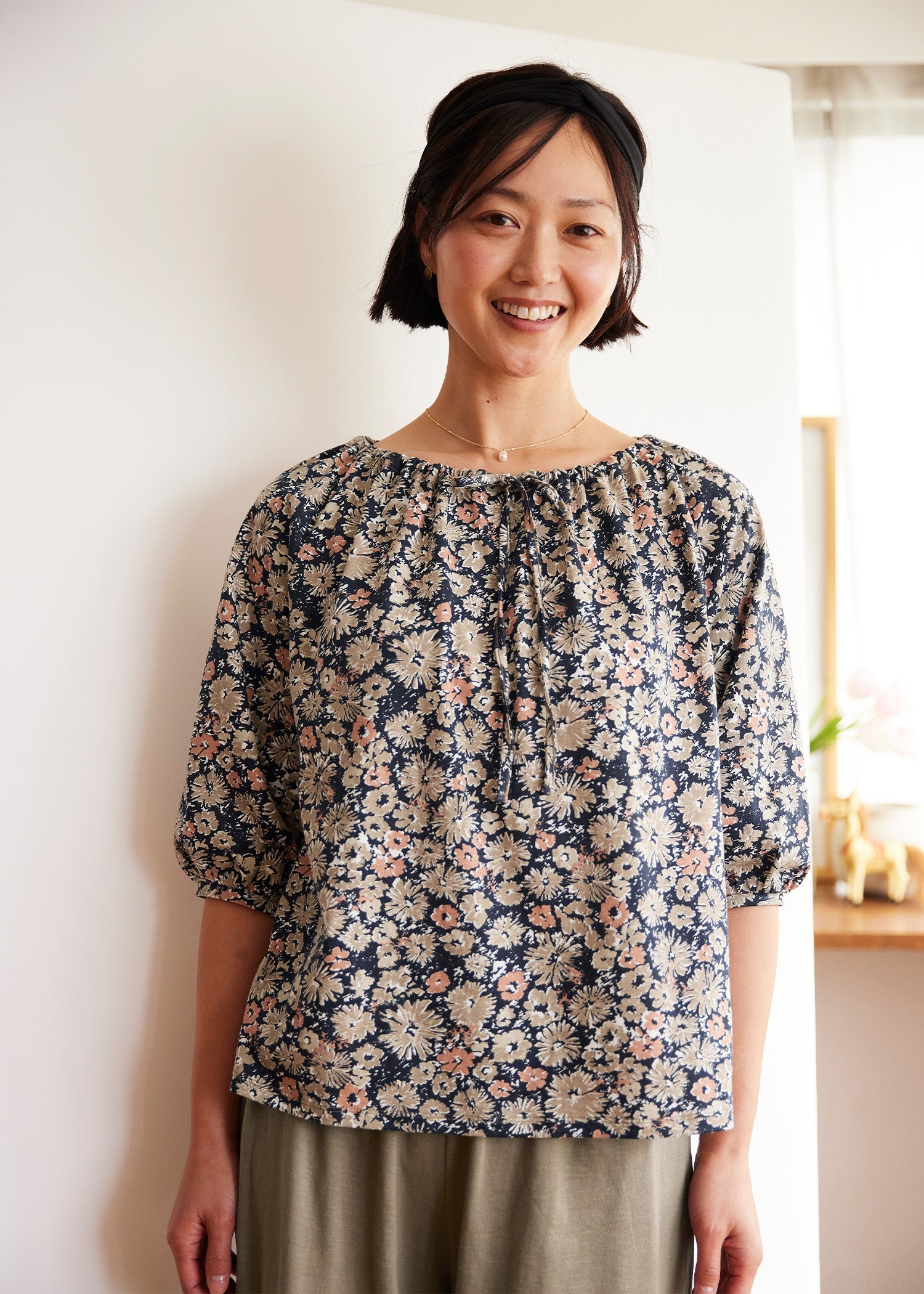 身長：170cm　着用サイズ：M