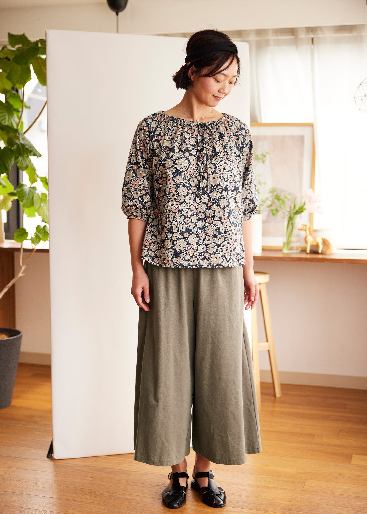 身長：170cm　着用サイズ：M