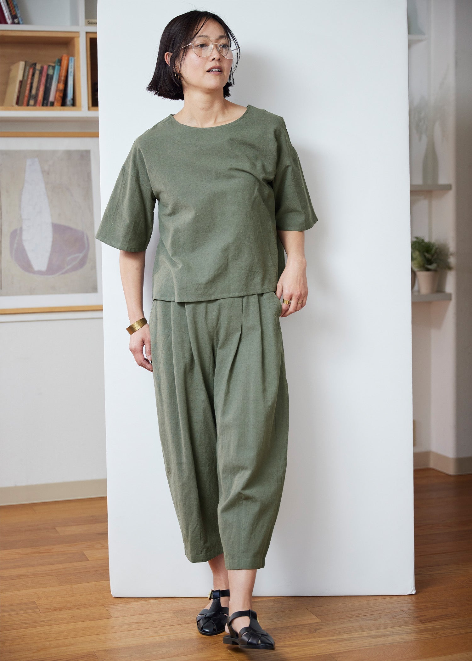 身長：170cm　着用サイズ：M