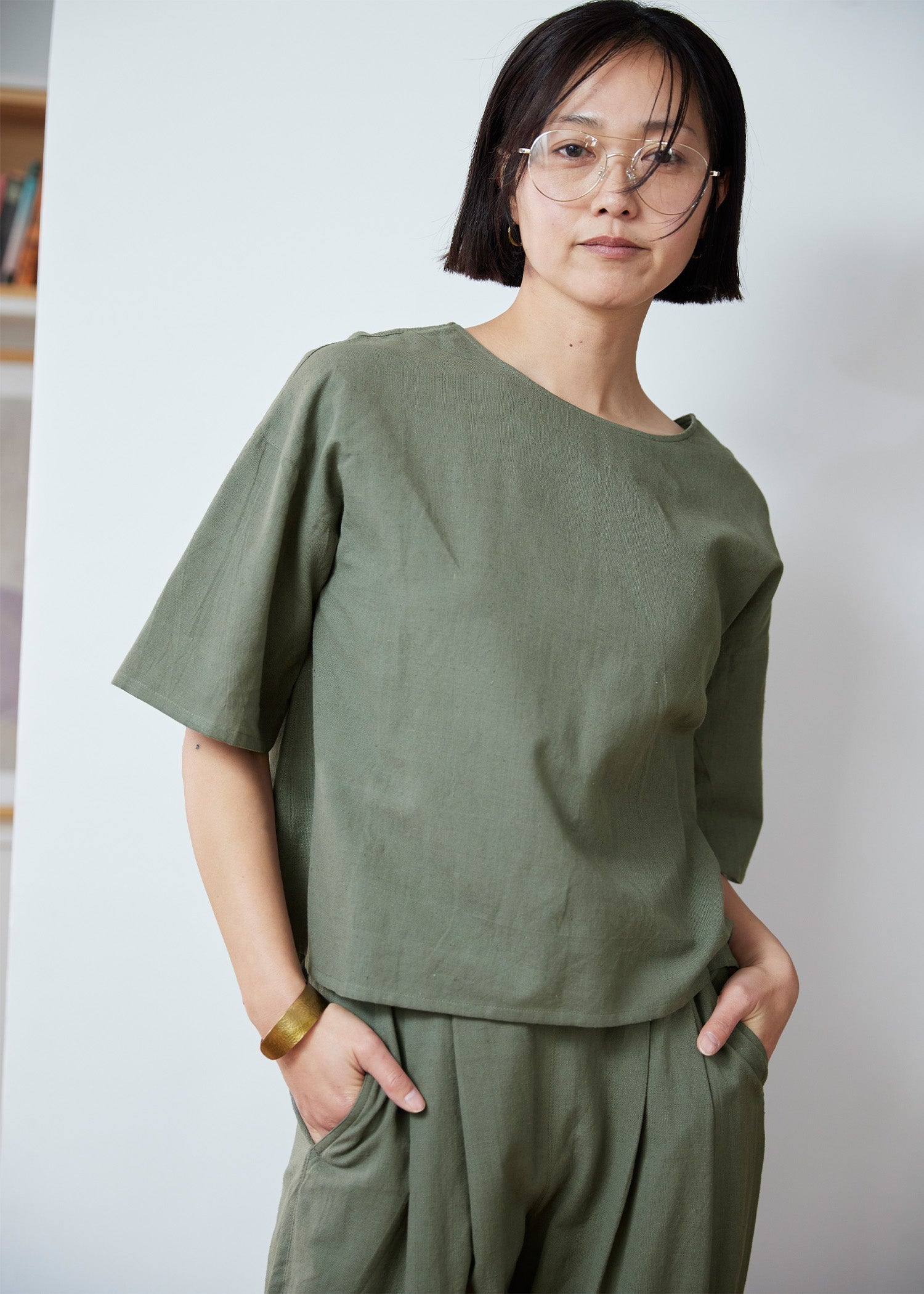 身長：170cm　着用サイズ：M