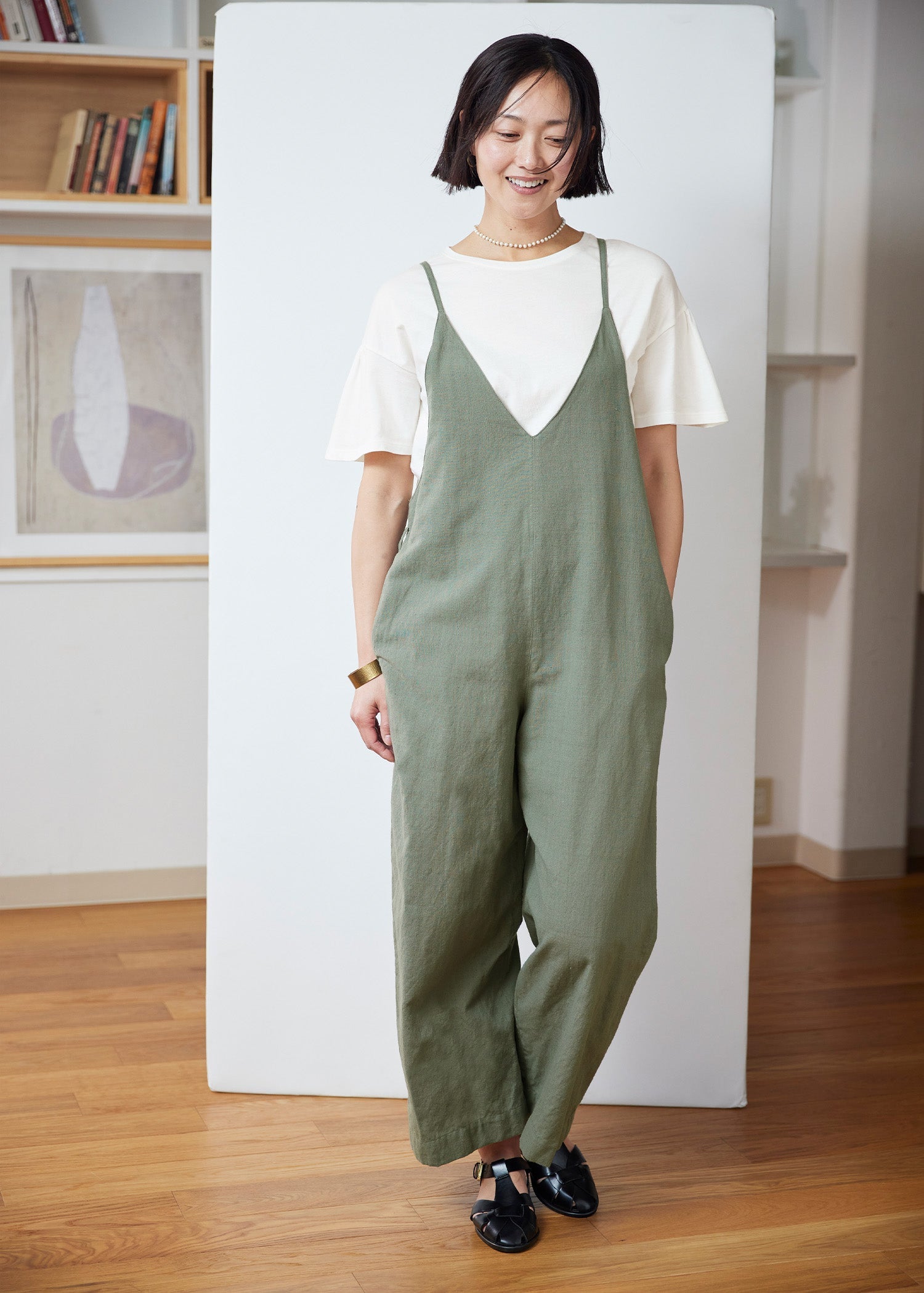 身長：170cm　着用サイズ：M