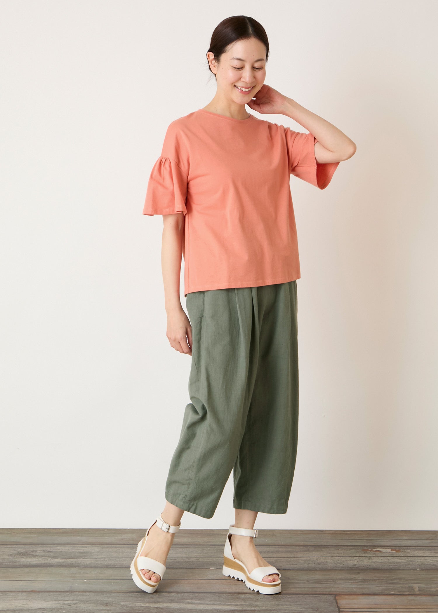 身長：162cm　着用サイズ：M
