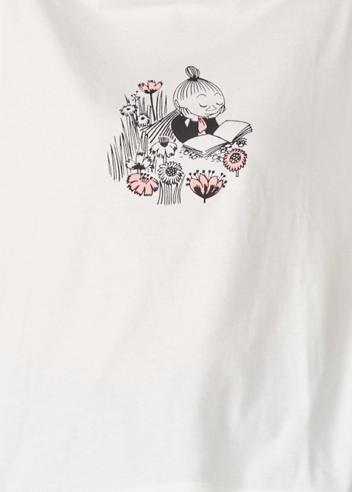 ムーミン オーガニックコットン ビッグＴシャツ・本を読むミムラねえさん