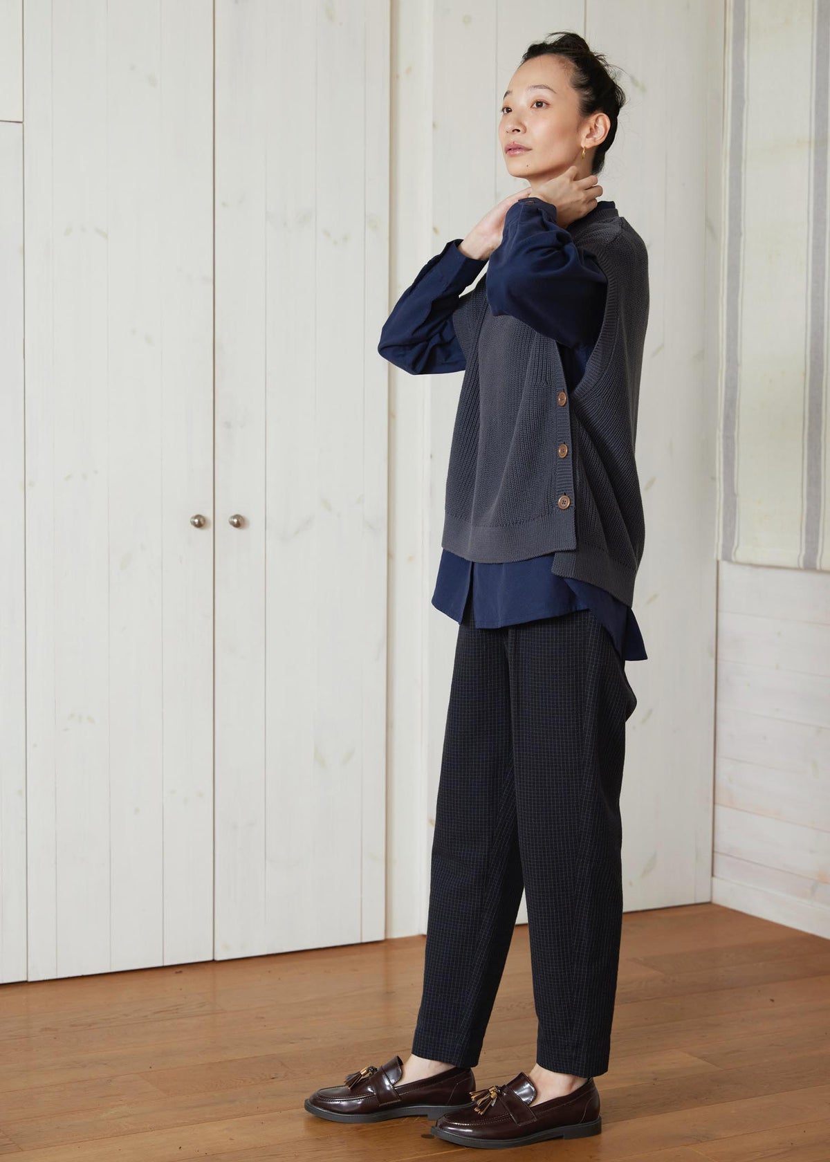 身長：168cm　着用サイズ：M