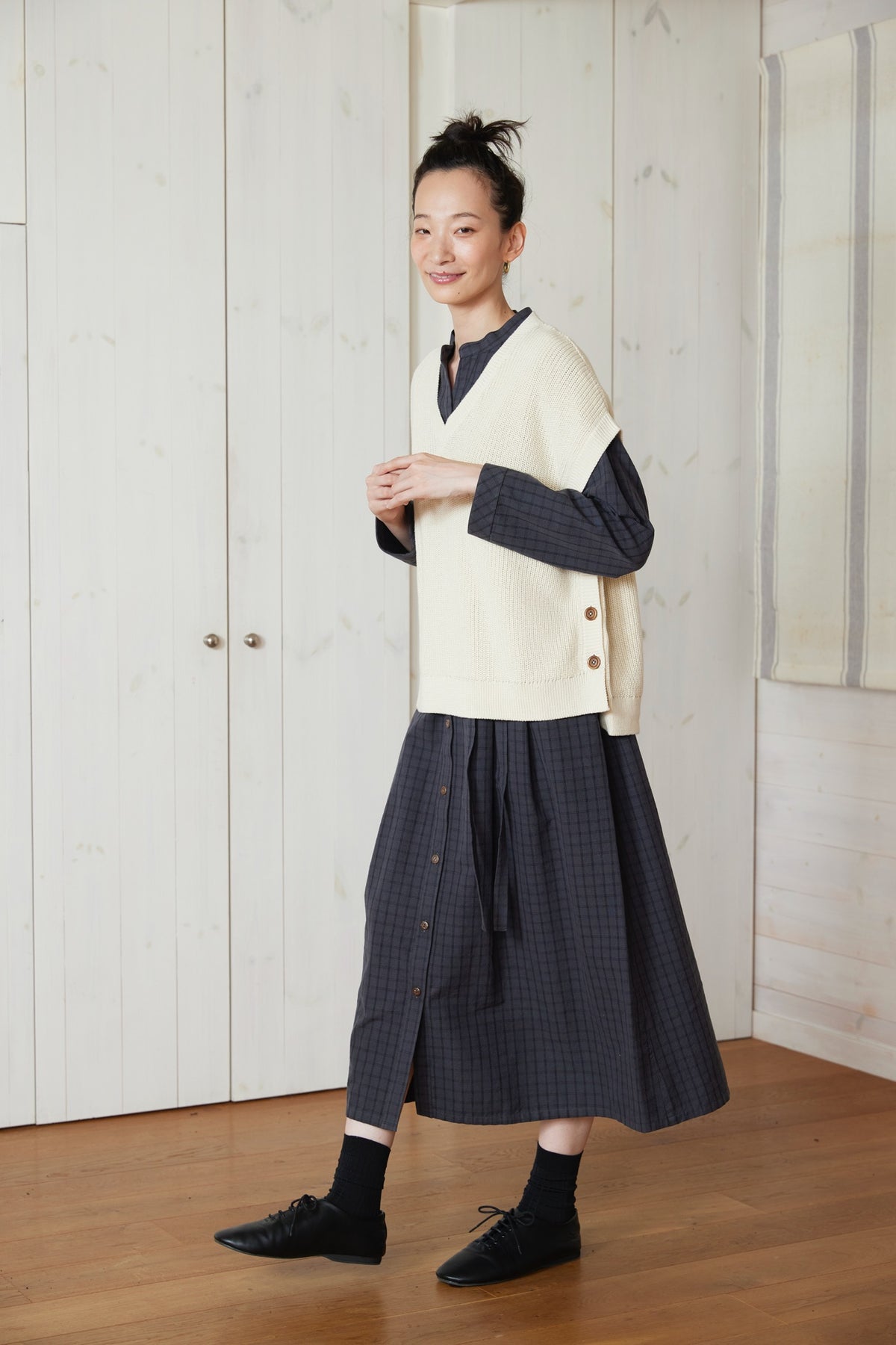 身長：168cm　着用サイズ：M