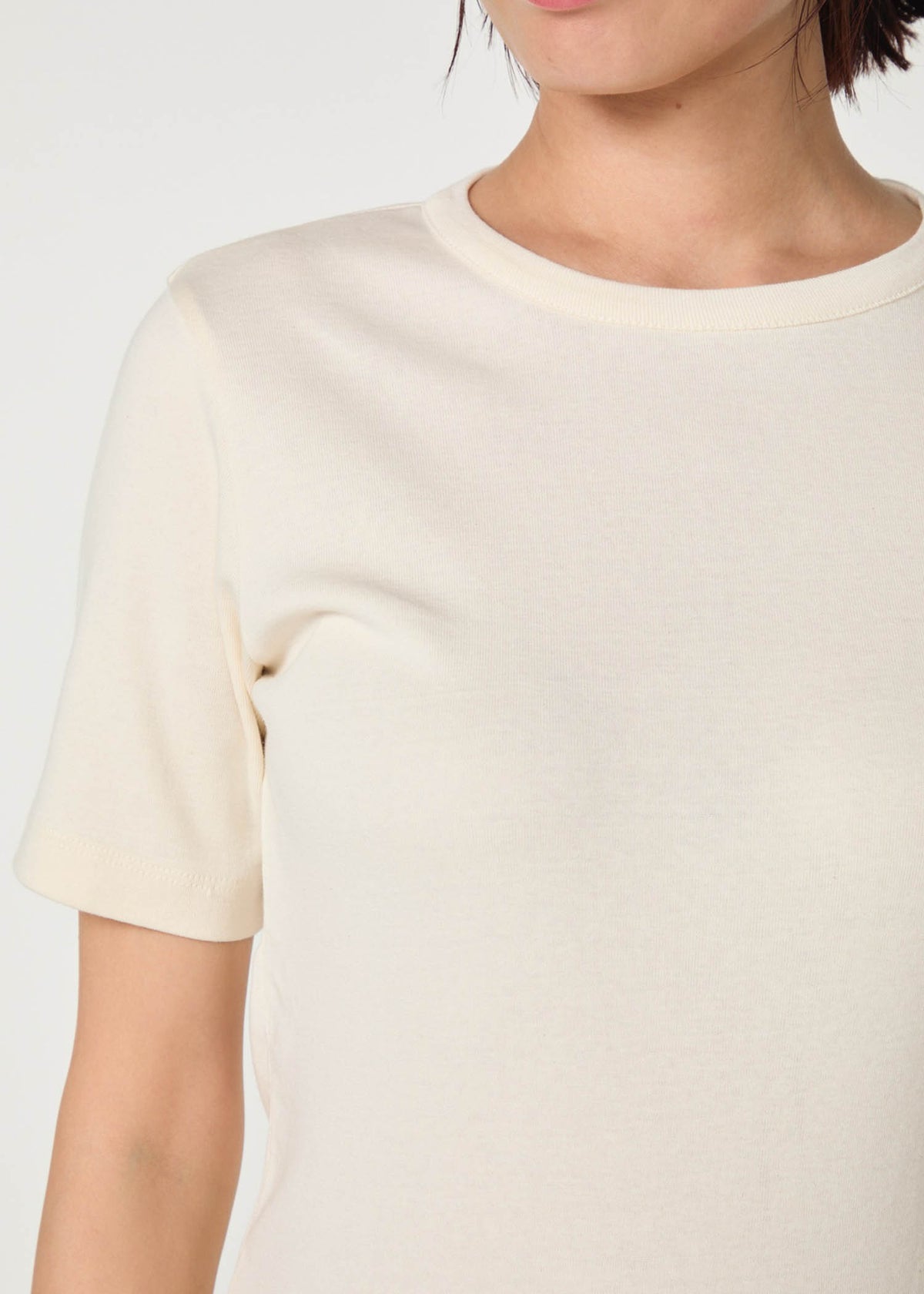 オーガニックコットンベーシック クルーネック半袖Tシャツ