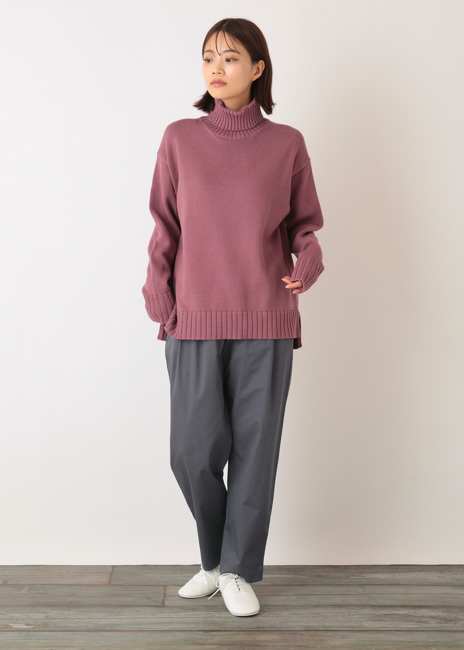 身長：166cm　着用サイズ：M