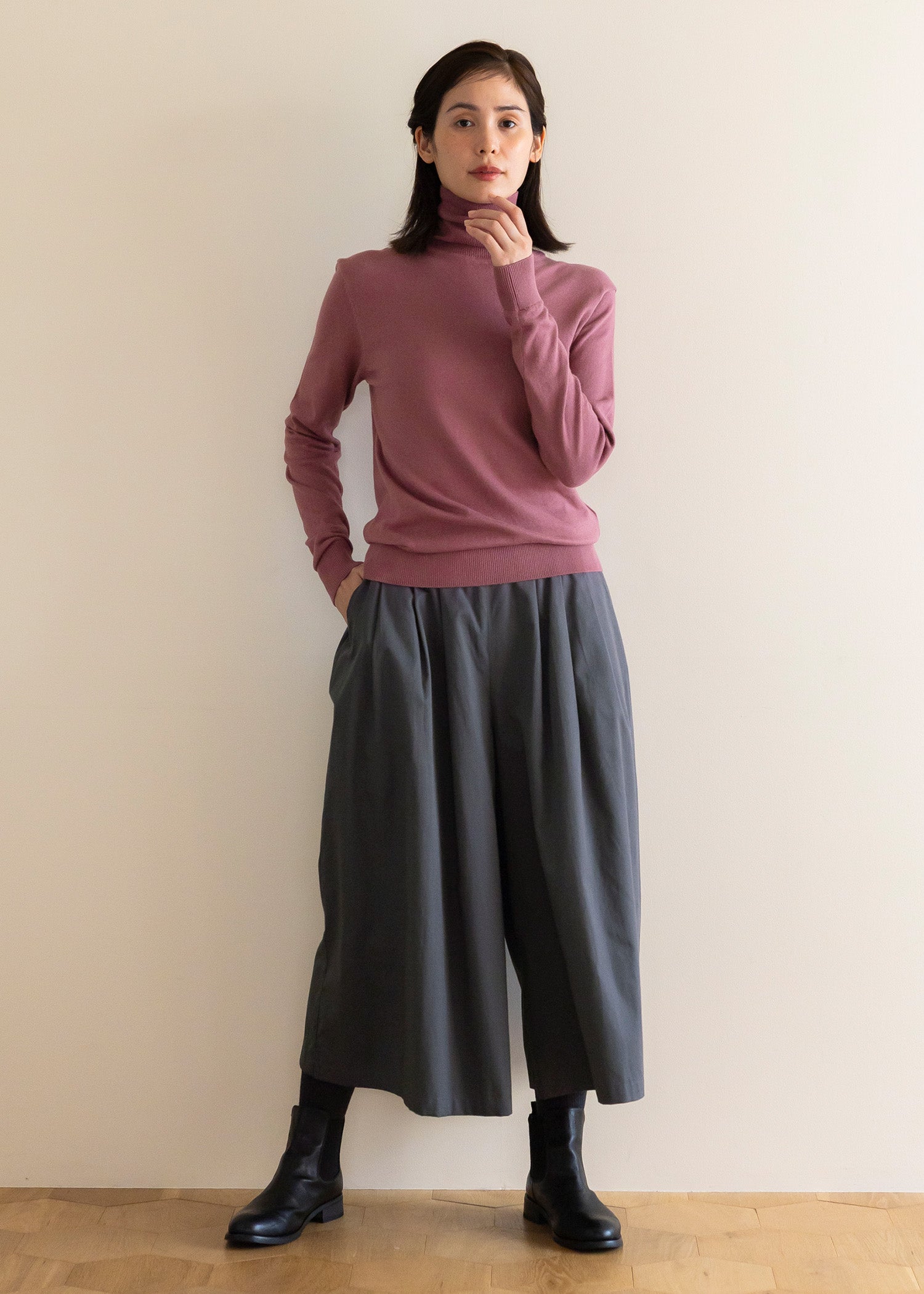 身長：167cm　着用サイズ：M