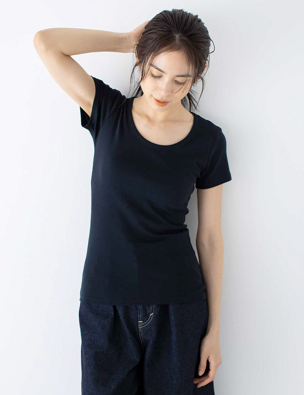 オーガニックコットンベーシック クルーネックＴシャツ